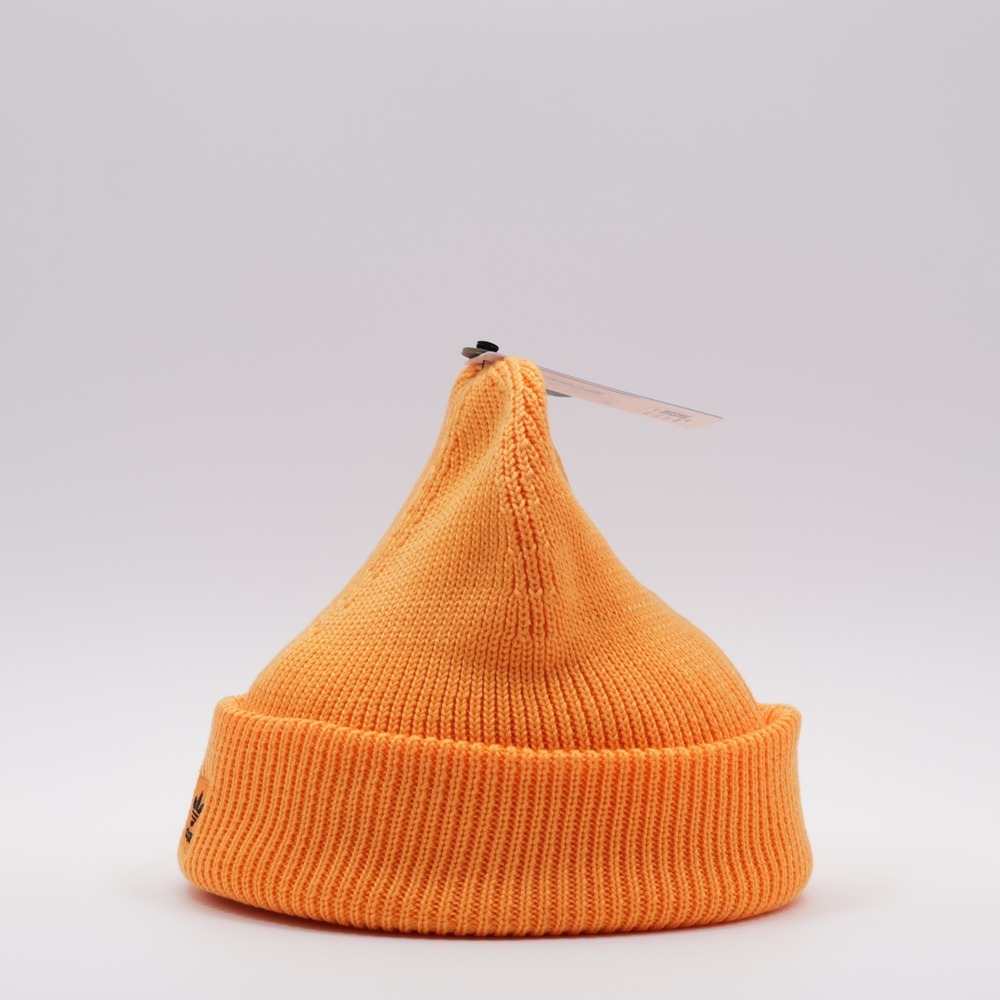 Adidas Originals Men's Embroidered Logo Terrace Ribbed Beanie Orange One Size - Picture 3 of 8